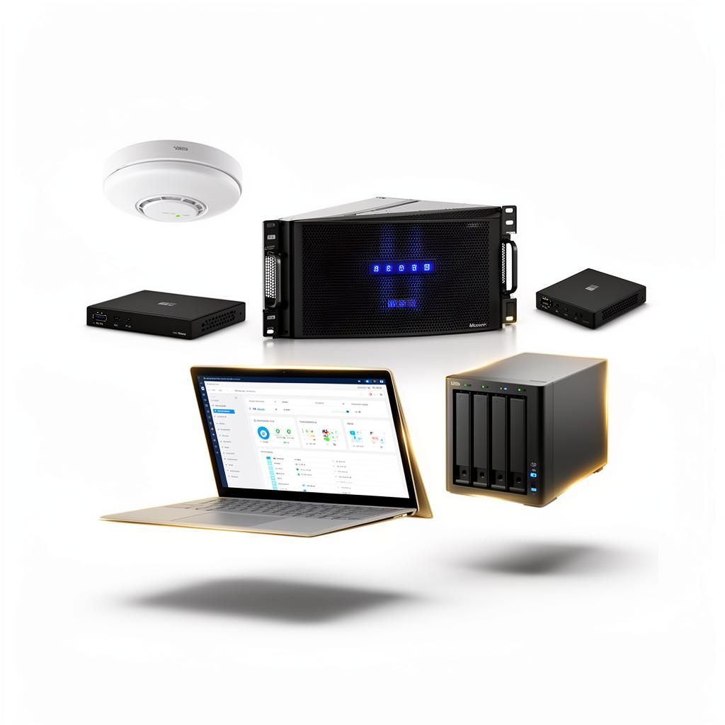 Servers, firewalls, Microsoft Surface, network storage and interactive displays from Sarusha Technologies